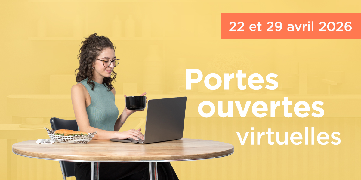Portes ouvertes en ligne - 22 et 29 avril 2026